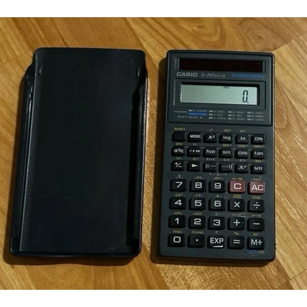 Solar‎ Casio FX-260 fraction scientific calculator
